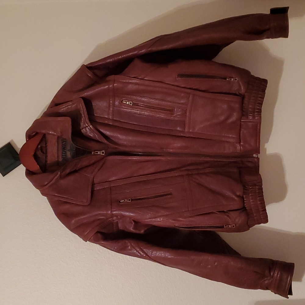 Vintage Midway Genuine Leather Jacket